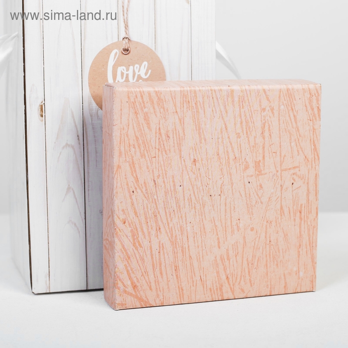 Коробка подарочная складная &laquo;Доски&raquo;, 14 х 23 см