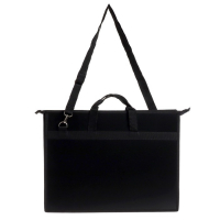 Папка для чертежей и рисунков A3, 420 х 343 х 50 мм, с ручками, пластиковая, молния сверху, 0.9 мм, "Стандарт" ПР 5, плечевой ремень, чёрная Папка для чертежей и рисунков A3, 420 х 343 х 50 мм, с ручками, пластиковая, молния сверху, 0.9 мм, "Стандарт" ПР 5, плечевой ремень, чёрная