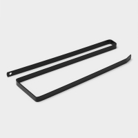 Держатель для бумажных полотенец подвесной Доляна, 26&times;1,5&times;12 см, цвет чёрный