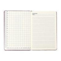 Ежедневник недатированный, обложка ПВХ, формат А5, 140 л, клетка, металлик Бронза Ежедневник недатированный, обложка ПВХ, формат А5, 140 л, клетка, металлик Бронза