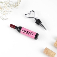 Штопор и пробка для бутылки вина &laquo;Ой все&raquo;