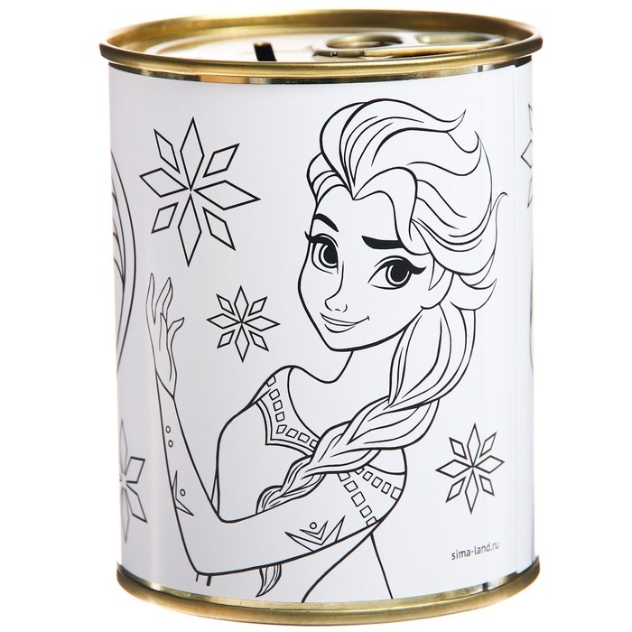 Копилка-раскраска с красками Копилка-раскраска с красками "Коплю на мечту", Холодное сердце