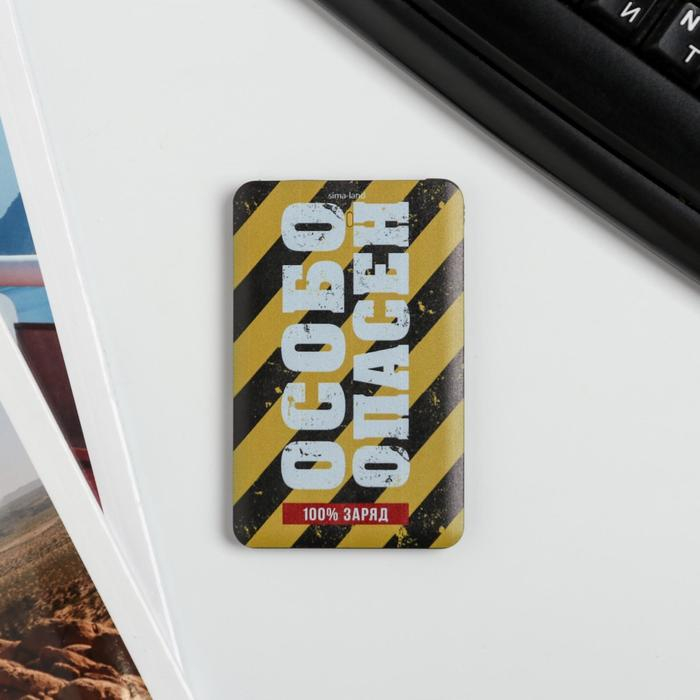 Зарядное устройство &laquo;Особо опасен&raquo;, 2500 mAh, 6 х 9,5 см
