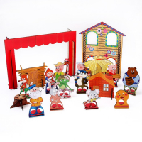 Пальчиковый кукольный театр &laquo;3 сказки&raquo;, ширма: 22,5 &times; 33 см