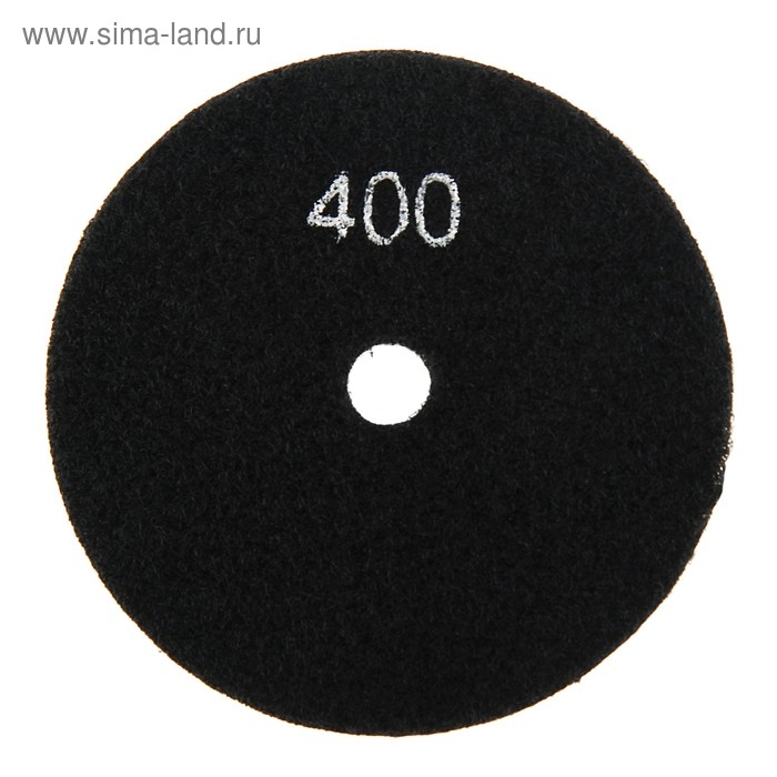 Алмазный гибкий шлифовальный круг ТУНДРА "Черепашка", для мокрой шлифовки, 100 мм, № 400