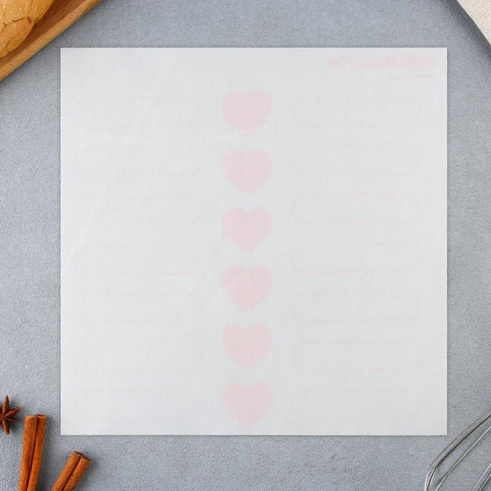 Силиконовый армированный коврик для выпечки &laquo;Эклеры&raquo;, 27.5 х 27.5 см