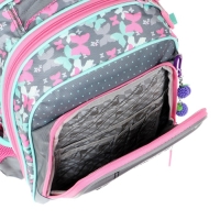 Рюкзак каркасный 39 х 29 х 17 см, серый/бирюзовый ACR22-179-11 Рюкзак каркасный 39 х 29 х 17 см, серый/бирюзовый ACR22-179-11