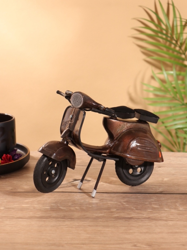 Сувенир интерьерный "Мопед" металл 20х7х17 см
