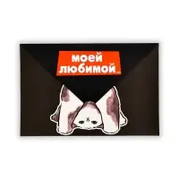 Открытка в форме конверта &laquo;Моей любимой&raquo;, 12 х 18 см