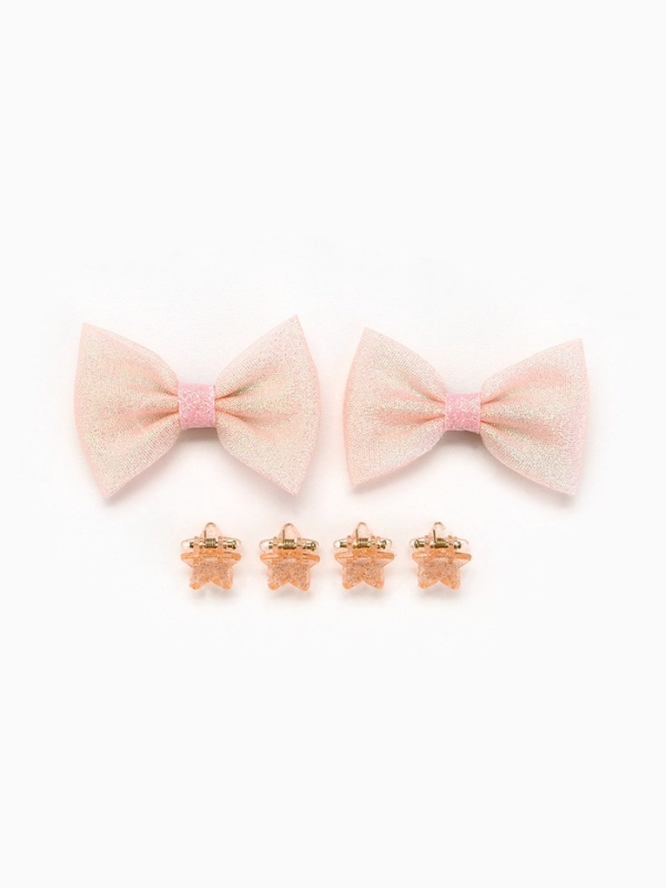 Бант для волос 2 шт, крабики &laquo;Ослепительно Красивая&raquo;, 8 х 12,5 см