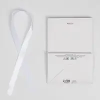 Пакет подарочный с лентой, упаковка, &laquo;Белый&raquo;, 13 х 19 х 9 см