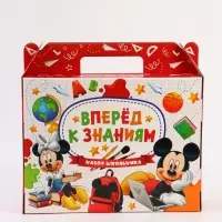 Коробка складная &laquo;Вперёд к знаниям&raquo;, Микки Маус,  33,7 х 25,7 х 7,9 см