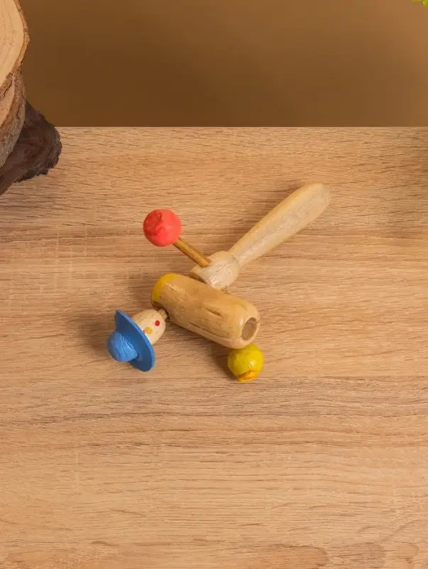 Сувенирный музыкальный инструмент Стучалка &laquo;Человечек&raquo;, 10&times;6&times;16 см