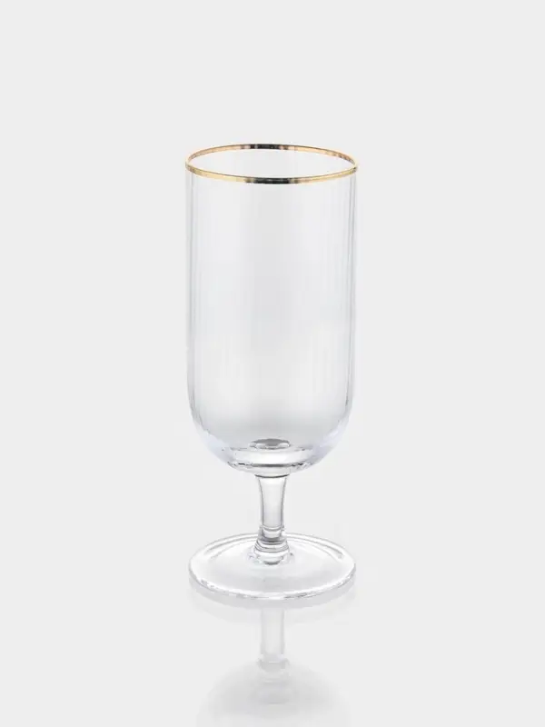 Набор бокалов для пива "Руно" на ножке, 390 мл, 6 шт, р-р 1й шт 17,5х7 см