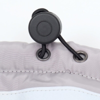 Куртка для больших собак, мембрана, XL (ДС 40, ОШ 41, ОГ 56 см),серо-оранжевая