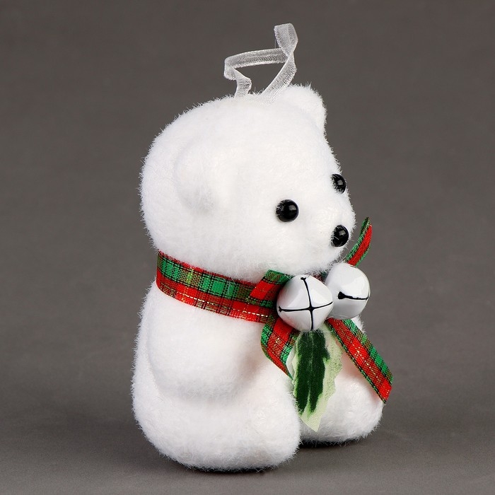 Игрушка из пенопласта &laquo;Мишка&raquo; с колокольчиком, 10 см