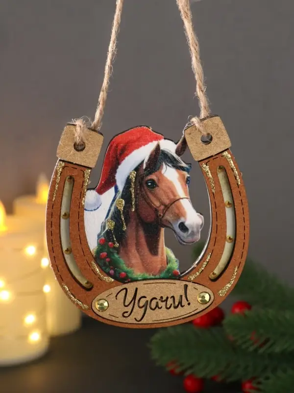 Набор сувениров Подкова &laquo;Удачи, Здоровья, Счастья&raquo;, 9&times;9.5 см, набор 3 шт.