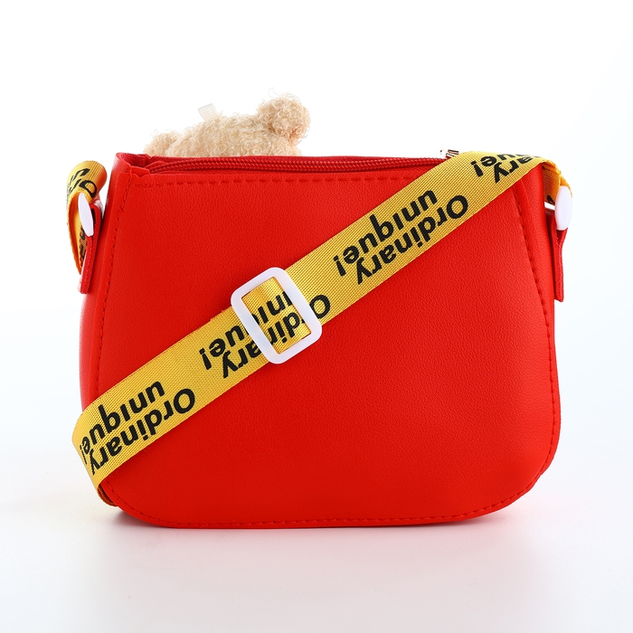 Сумка детская для девочки на молнии «Выбражулька», цвет красный Сумка детская для девочки на молнии «Выбражулька», цвет красный