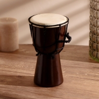 Сувенирный музыкальный инструмент барабан джембе "Классика" 20х12х12 см Сувенирный музыкальный инструмент барабан джембе "Классика" 20х12х12 см