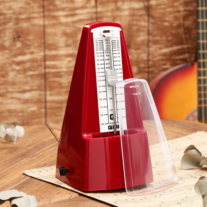 Метроном механический Gleam, коричневый, 40-408 ударов в минуту, 21 х 10 х 12 см, Метроном механический Gleam, коричневый, 40-408 ударов в минуту, 21 х 10 х 12 см,