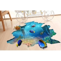 Наклейка интерьерная 3D "Море" на стену, 90 х 60 см, влагостойкая, ПВХ Наклейка интерьерная 3D "Море" на стену, 90 х 60 см, влагостойкая, ПВХ