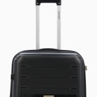 Чемодан 24", PP, 43*26*66, отд на молнии, код замок, 4 колеса, черный