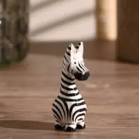 Сувенир дерево "Зебра Мироша" 7х2,5х3 см