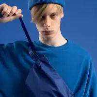 Поясная сумка W1, синяя