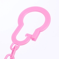 Держатель для соски - пустышки &laquo;Любимая доченька&raquo;, на цепочке, цвет розовый