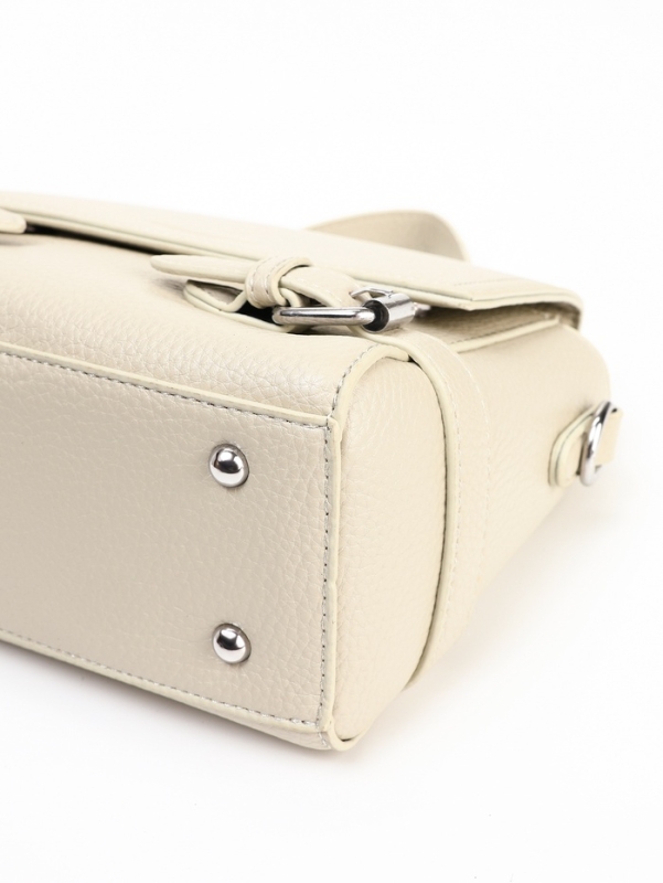 Сумка женская, 22*11*17, отд на молнии, длин ремень, серый