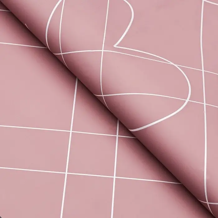 Пленка для цветов матовая, &laquo;С днём святого Валентина&raquo;, 58&times;58 см, пудра тёмная