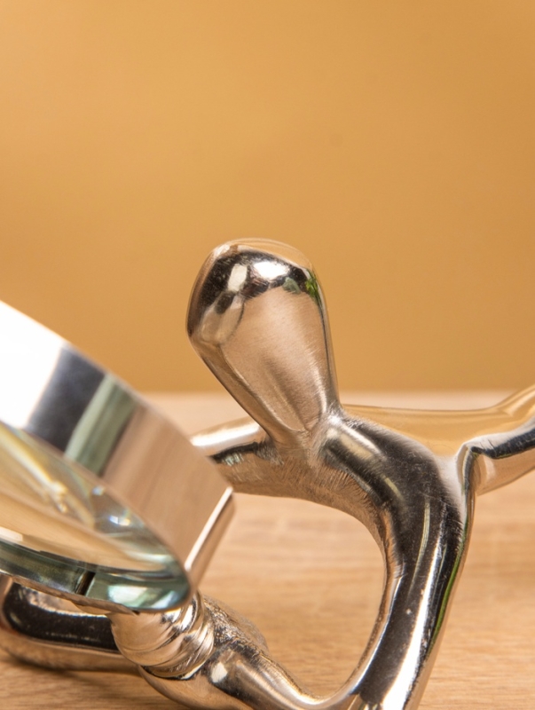 Лупа с подставкой &laquo;Чтец&raquo;, 6.5&times;10&times;24 см, металл