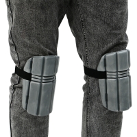 Наколенники защитные, универсальные, 19 &times; 16.5 см, серые