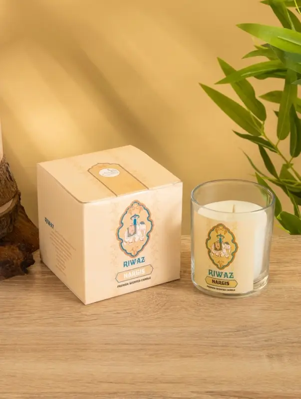 Свеча ароматическая в стекле "Лемонграсс" соевый воск 120гр