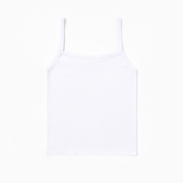 Майка женская, цвет белый, р-р 48