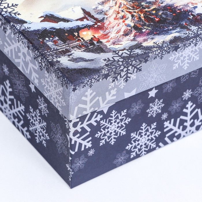 Коробка прямоугольная "Рождество" ,27 &times; 17 &times; 11 см