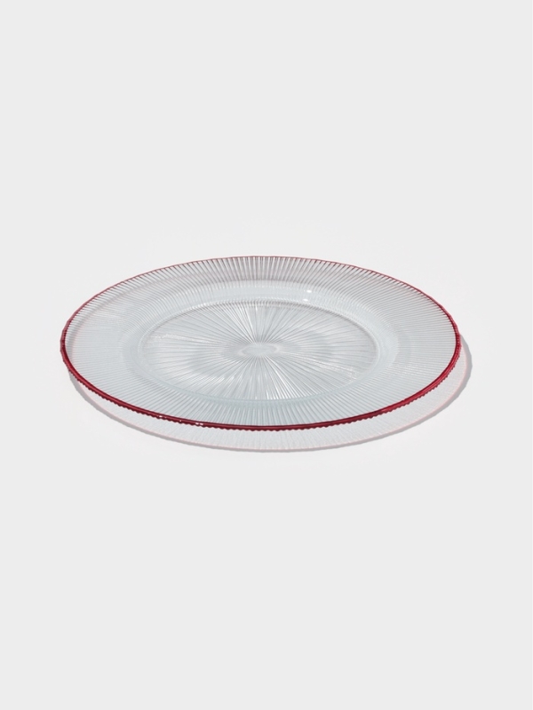 Тарелка подстановочная "Radiant" 33 см, цвет прозрачный