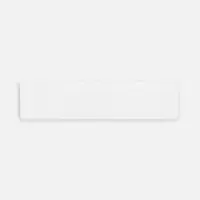 Наклейка тканевая Lunga, S, белая