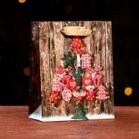 Пакет ламинированный &laquo;Зимние чудеса&raquo; 11,5 х 14,5 х 6 см