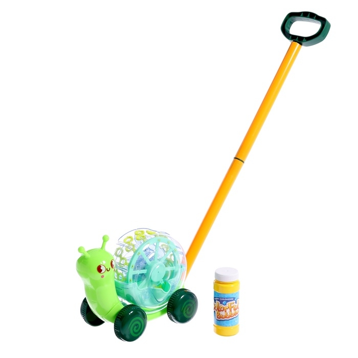 Каталка-генератор мыльных пузырей &laquo;Улитка&raquo;, на палке