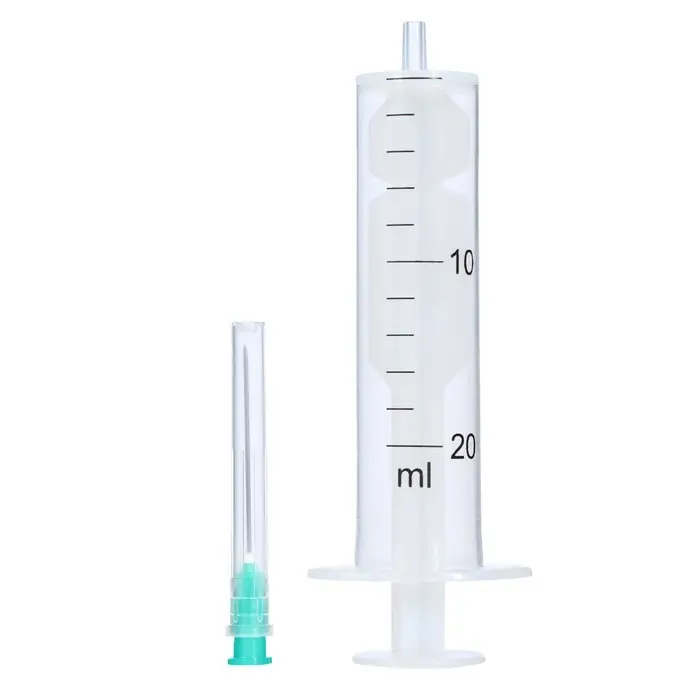 Шприц медицинский двухкомпонентный 20 мл, 21G, 0.8 x 40 мм, МПК Елец, Россия