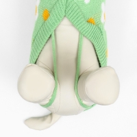 Свитер "Ромашки", размер M (ДС 30, ОШ 27, ОГ 40 см), зелёный Свитер "Ромашки", размер M (ДС 30, ОШ 27, ОГ 40 см), зелёный