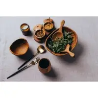 Стакан, 35 мл, 10&times;10&times;9 см, тиковое дерево