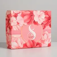 Кондитерская упаковка, коробка &laquo;8 марта&raquo;, 17 х 20 х 6 см