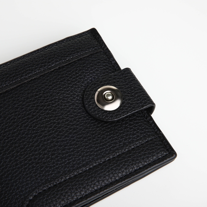 Портмоне мужское на магните, отдел для карт, монет, цвет чёрный Портмоне мужское на магните, отдел для карт, монет, цвет чёрный