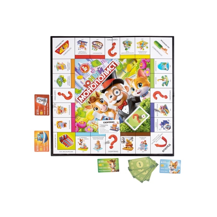 Игра настольная "Юный Монополист" 05606