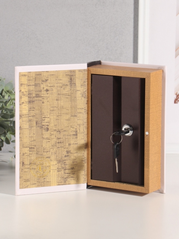 Сейф-книга дерево кожзам "Эйфелева башня. Координаторы" 21х13х5 см