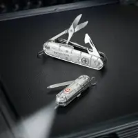 Офицерский нож Huntsman 91, прозрачный серебристый