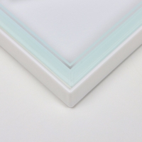 Фоторамка пластик на 1 фото13х18 см "Сердце с бантиком" белый бумага тиснение 18х2х23 см