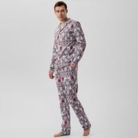 Пижама новогодняя мужская KAFTAN &laquo;Скандинавия&raquo;, размер 56